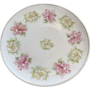 Vintage Moravia Porzellan Austria Porcelain
Plate with Floral‎ Design